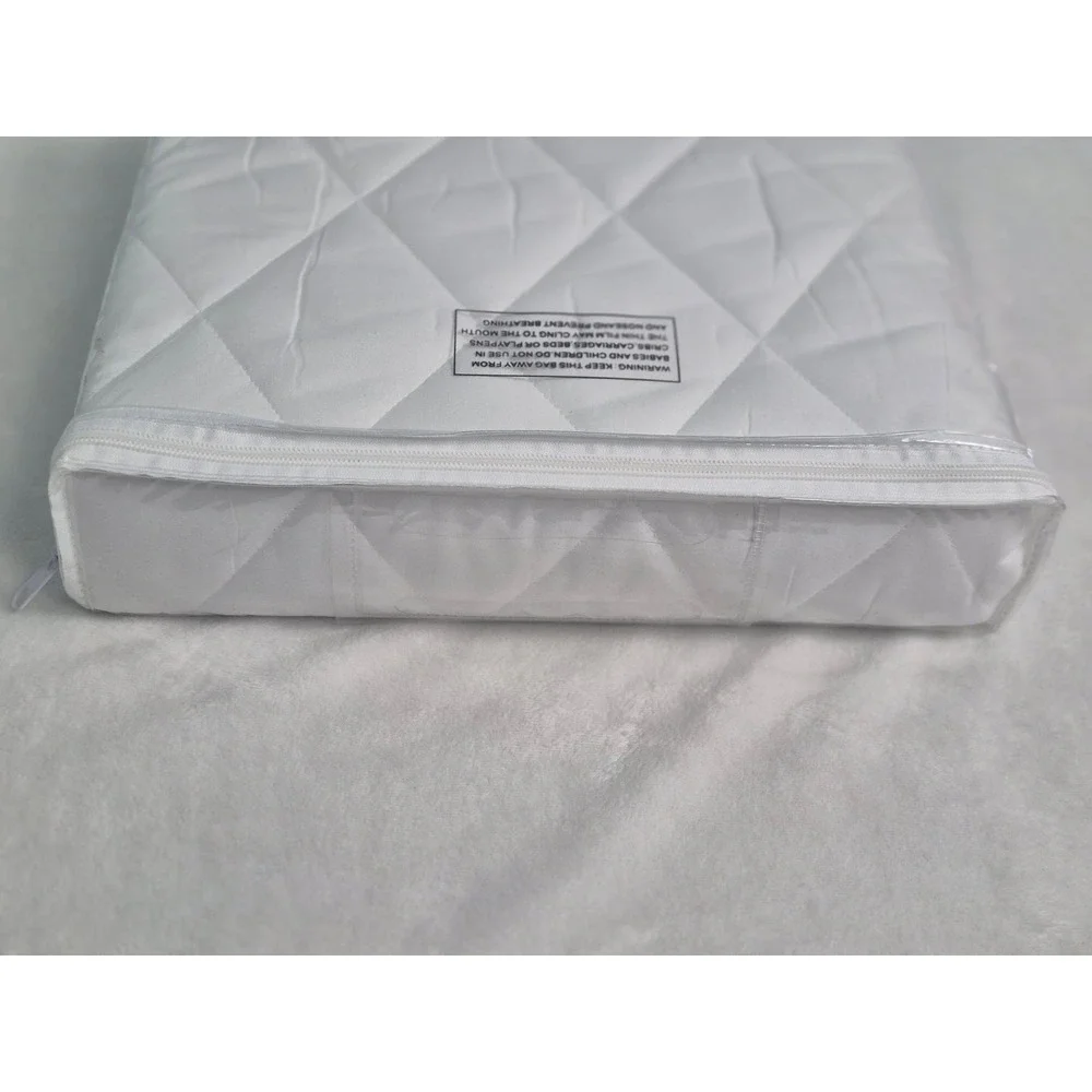 Mattress Pad Home Sweet Home Twin White Quilted Waterproof Deep Pocket